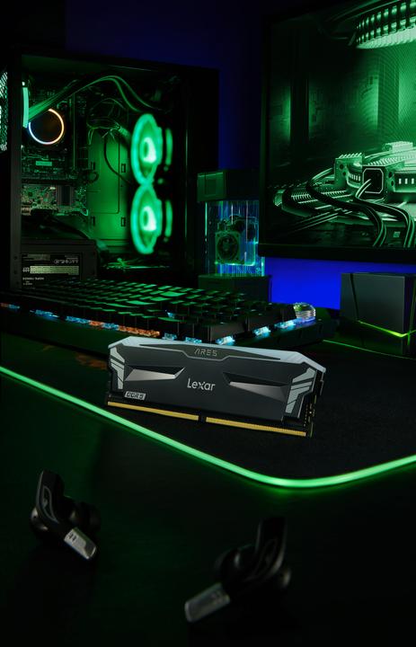 Actual product image Lexar Ares RGB (2 x 16GB, 6400 MHz, DDR5 RAM, DIMM)