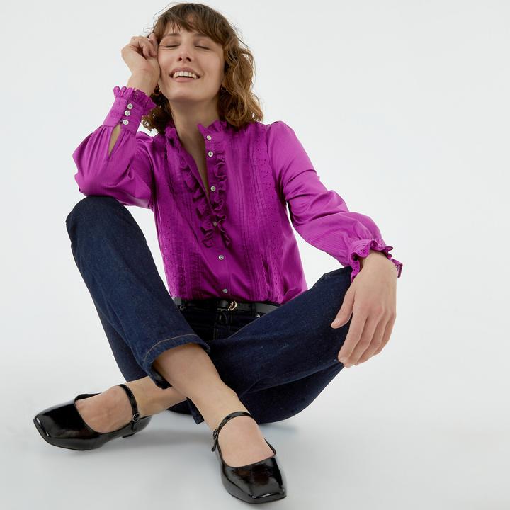 Produktbild La Redoute Collections Lederballerinas mit Riemen (38)