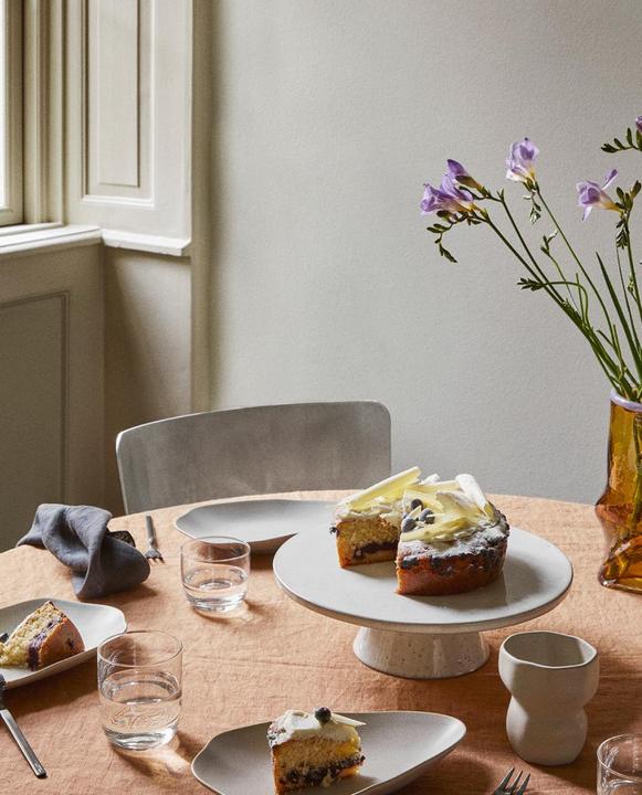 Actual product image Broste Copenhagen NORDIC COAL cake plate 30 cm