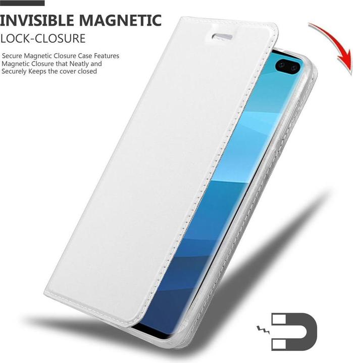 Actual product image Cadorabo Book Classy Style Cover (Samsung Galaxy S10+)
