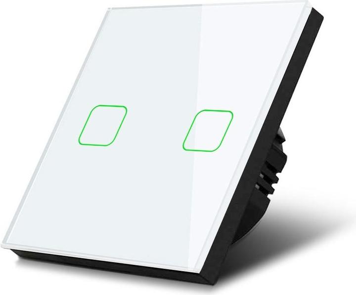 Maclean Touch Changeover Switch Light Switch Cross Switch Wall Switch Stair Switch with Colour Change LED H