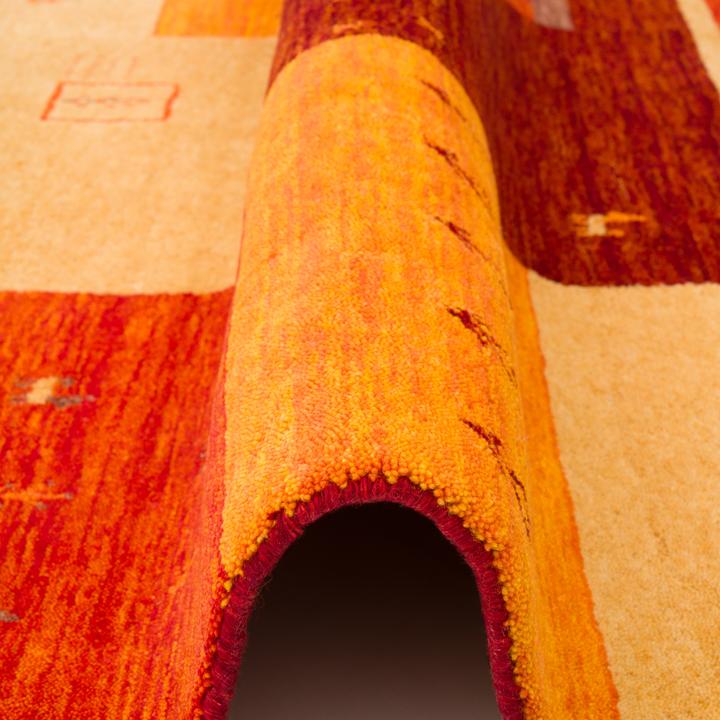 Actual product image Pergamon Natur Wolle Teppich Gabbeh Esta Läufer (70 x 140 cm)