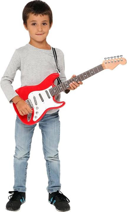 Produktbild Bontempi E-Gitarre Rot mit Gitarrengurt