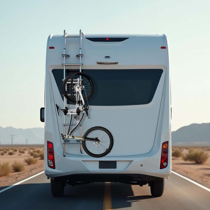 Produktbild Wiltec Fahrradhalter Wohnmobilleiter 2 Räder Fahrradträger Wohnmobil Wohnwagen