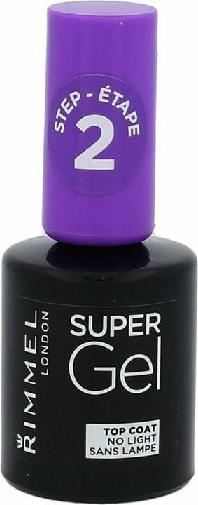 Immagine prodotto Rimmel London Super Gel Top Coat (Trasparente, Topcoat)