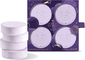 Grace Cole Geschenkset mit Lavendel-Brausetabletten - 4 x 50 Gramm