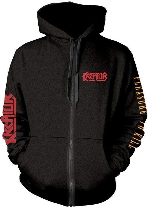 Kreator Pleasure To Kill Hoodie mit durchgehendem Reissverschluss (M)