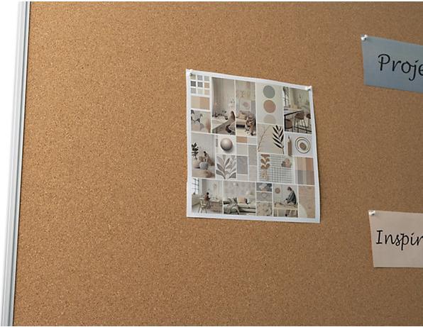Image du produit eurokraft basic Tableau à épingles, liège naturel, l x h 1500 x 1000 mm. (Tableau d'affichage, 100 x 150 cm)