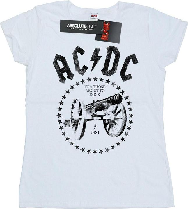 AC/DC We Salute You Cannon TShirt aus Baumwolle
