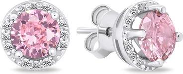Image du produit Brilio Silver - Boucles d'oreilles en argent étincelant avec zircons EA601WP