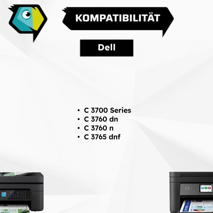 Image du produit Inkadoo Cartouches d'impression compatibles avec Dell 592-10045 / 7Y745 Cartouche d'encre couleur (Color)