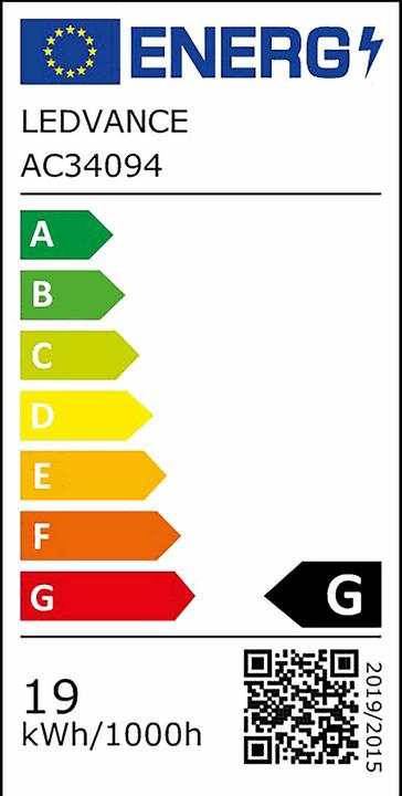 Label énergétique Osram Lampe fluorescente (G13, 18 W, 1350 lm, 1 x, G)