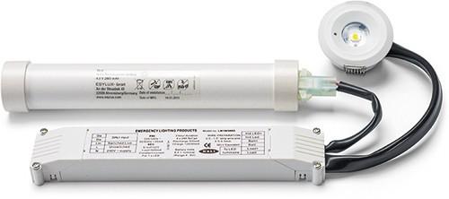 Esylux LED emergency light ELH O LED SC FM white