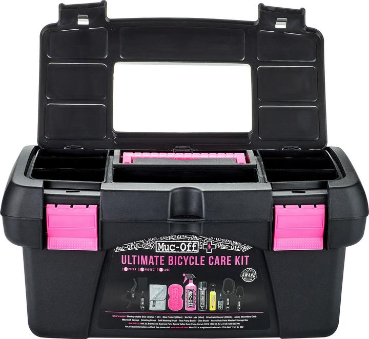 Actual product image Muc-Off Ultimate Bicycle Kit (1800 ml, Universal Lubricant, Sponge, Bicycle cleaner, Chain cleaner, Care set)