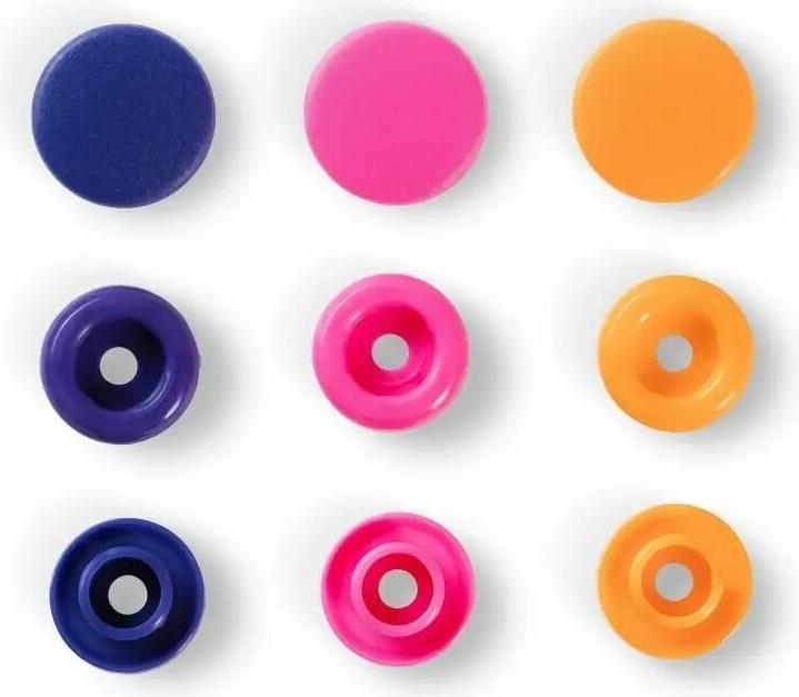 Orange, Pink, Violett