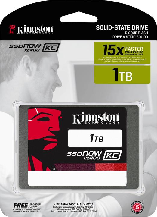 Actual product image Kingston Kc400 (1000 GB, 2.5")