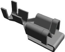Produktbild TE Connectivity Piggyback terminal, FASTON 187,AWG 20-16