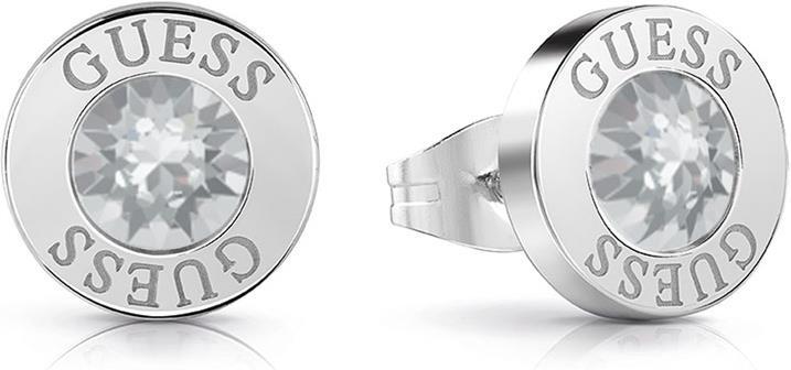 Guess Shiny Crystals Ohrstecker (Messing)