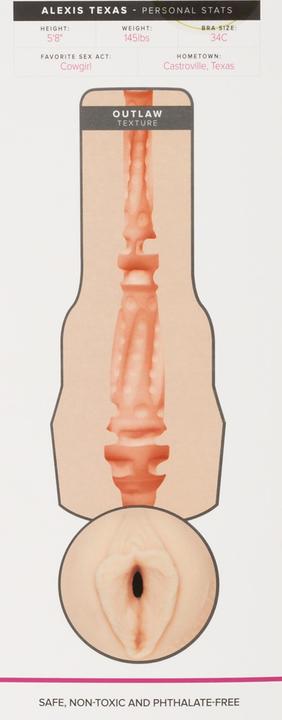 Actual product image Fleshlight Alexis Texas Outlaw