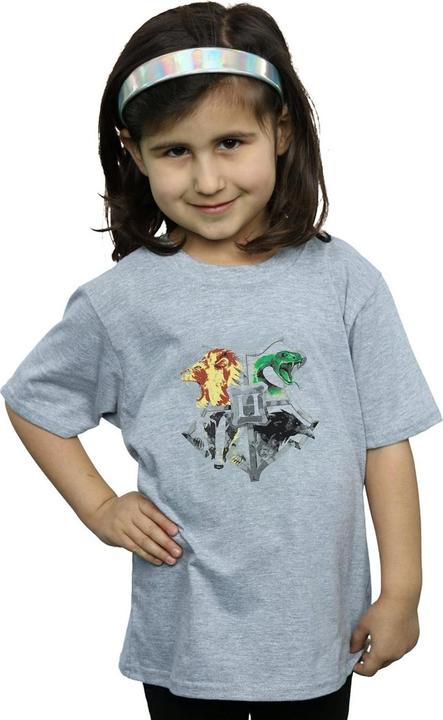 Immagine prodotto Hogwarts Painted Crest Maglietta Ragazze (116)