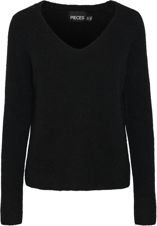 Pieces V-Ausschnitt Strickpullover