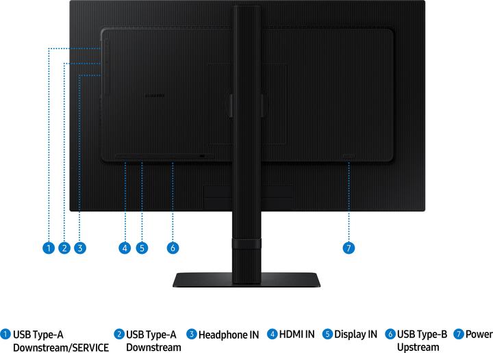 Produktbild Samsung ViewFinity S6 - S60D (2560 x 1440 Pixel, 24")