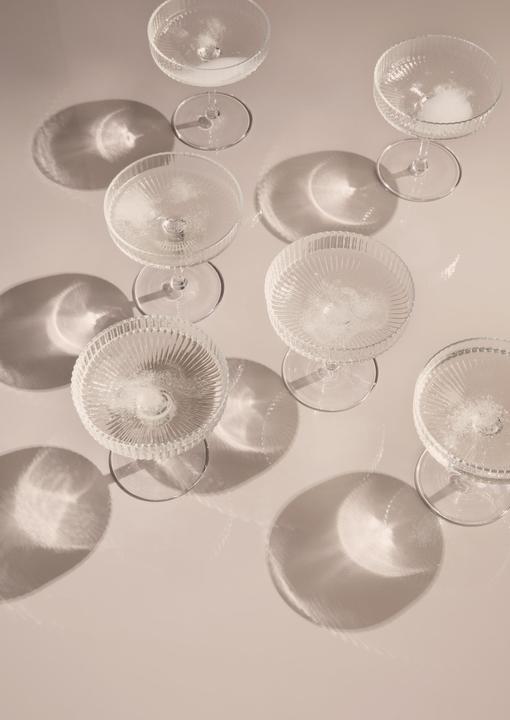 Image du produit Ferm Living Ondulation (15 cl, 2 Verres, Flûtes à champagne)