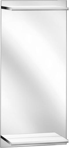 Actual product image Keuco Edition 11 guest WC illuminated mirror, with integrated, illuminated shelf, 11198, 435 x 900 x