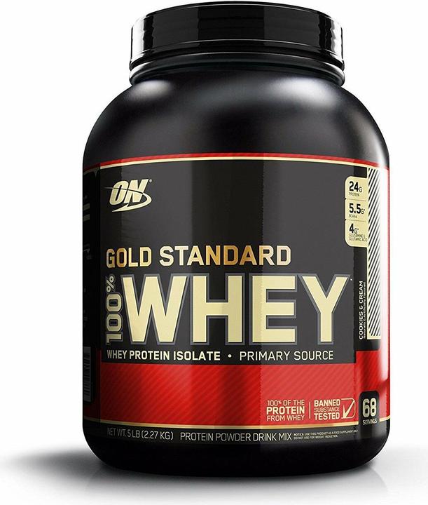 Actual product image Optimum Nutrition 100% Whey Gold Standard (Cookies and Cream, 1 pcs., 908 g)