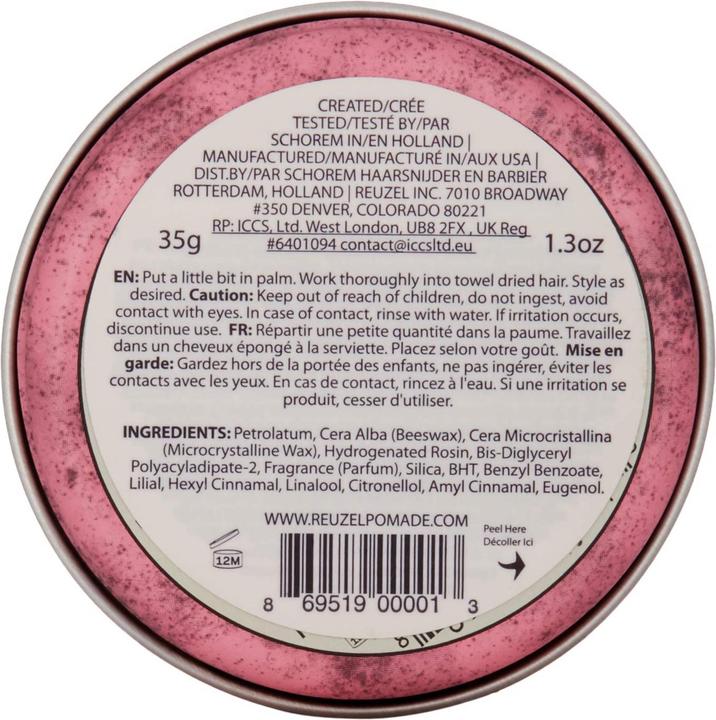 Immagine prodotto Reuzel Grasso Tenuta pesante (Cera per capelli)