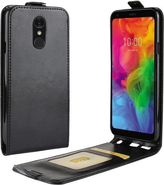 Produktbild MU Classic Crazy Horse Leder Flipcase Series (LG Q7, LG Q7+)