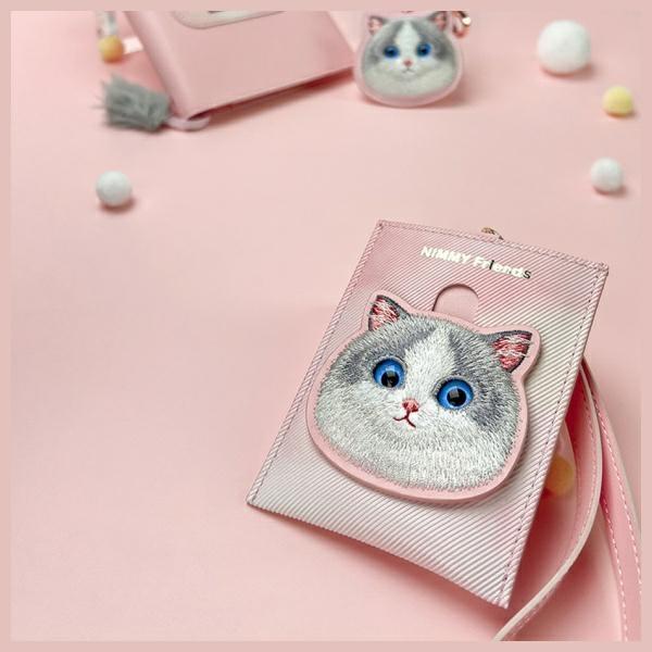 Image du produit iLike Nimmy card wallet pink Big Eyed Pet 2.0 Cat