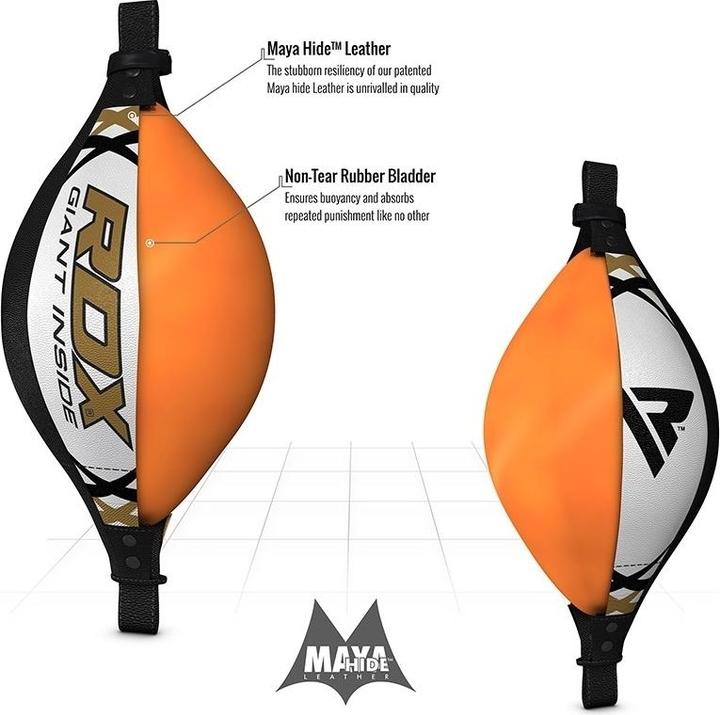 Immagine prodotto Rdx Speed Double End B-Ball White/Black With Regular Rope