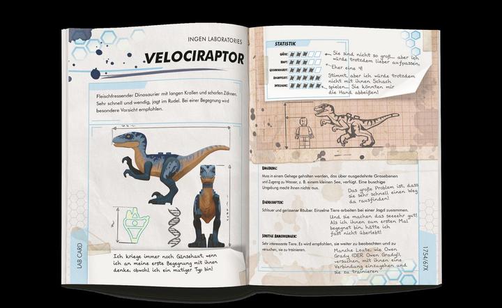 Actual product image LEGO® Jurassic World™ – Das grosse Dinosaurierbuch (German, 2023)