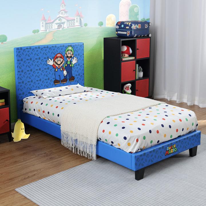 Produktbild X Rocker Lit de jeu Super Mario Bros Bleu (90 x 190 cm)