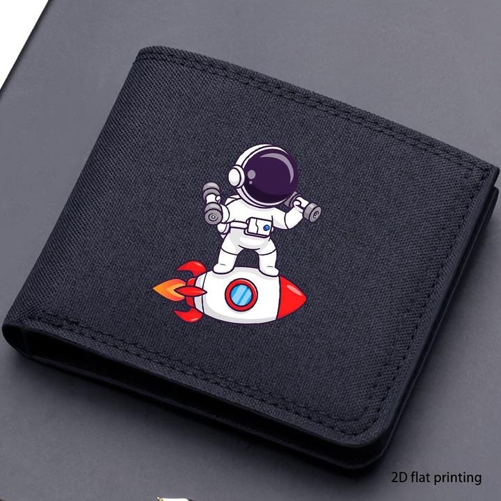 Only-Bags.Store 1pc Leichtes, tragbares Kreditkartenetui, Münzfach, perfektes Geschenk, 2D Flachdruck, schwarzes