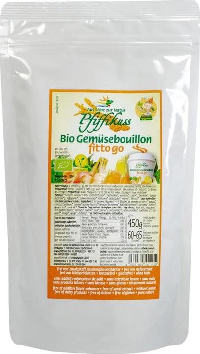 Produktbild Pfiffikuss Gemüsebouillon 'fit to go' Nachfüllbeutel Bio (250 ml)