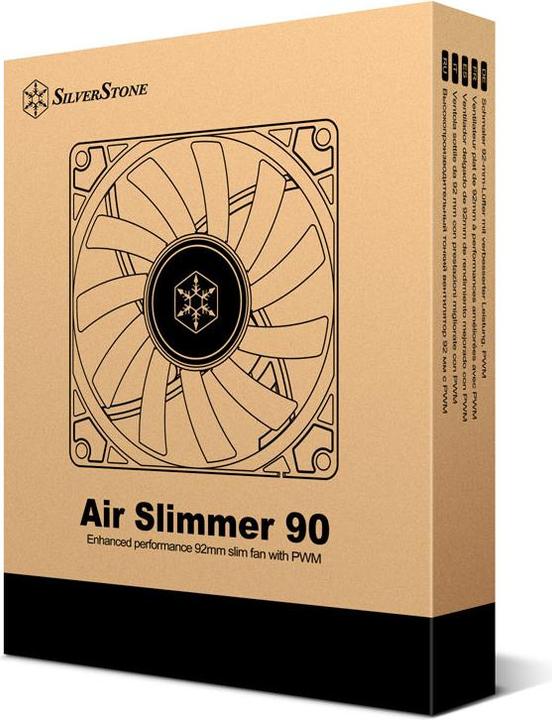 Actual product image Silverstone Air Slimmer SST-AS90B Slim Fan (92 mm, 1 x)