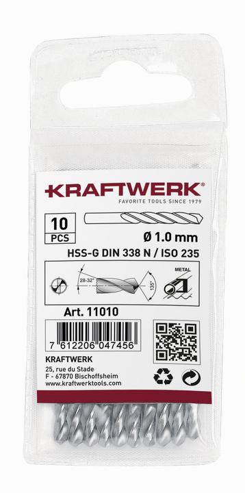 Produktbild Kraftwerk Spiralbohrer HSS-G DIN 338-N (6.9 Millimeter)