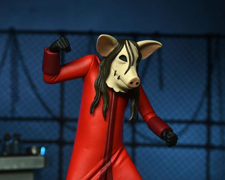 Actual product image Neca Saw Toony Terrors action figure Jigsaw Killer (Red Robe) 15 cm