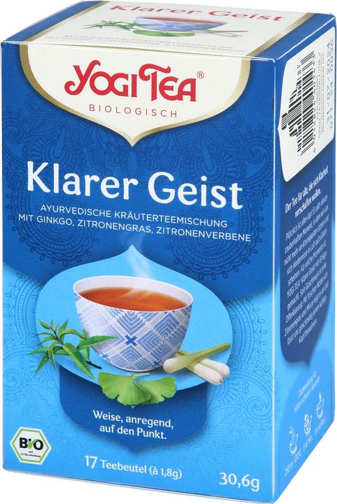 Produktbild Yogi Tea Klarer Geist ayurvedische Kräuterteemischung, 17 St. Filterbeutel (30.60 g)