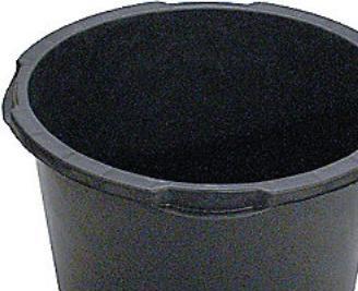 Image du produit HP Autozubehör Bassine à mortier 40 L sans anse noir