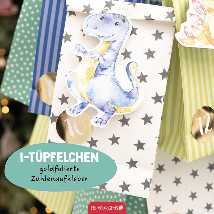 Immagine prodotto Papierdrachen Mobile Adventskalender - Dino
