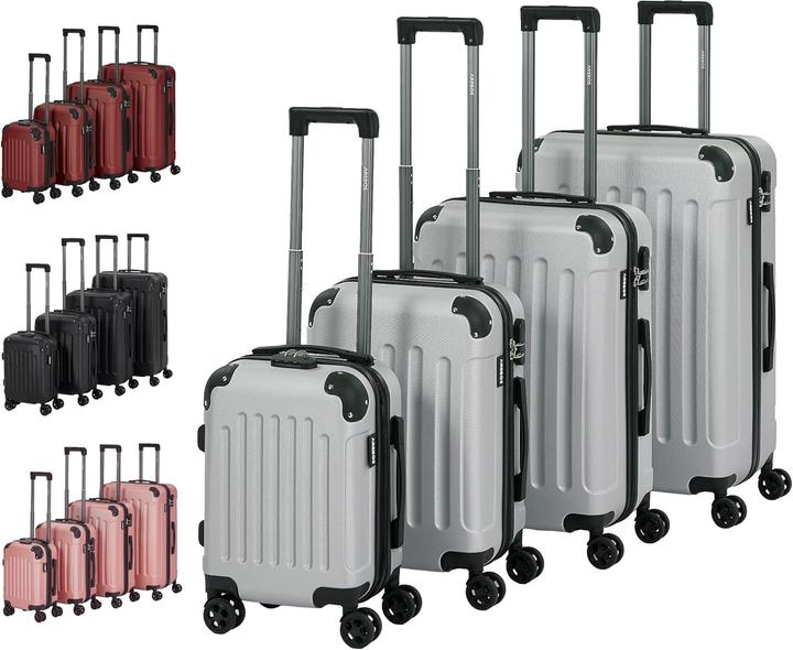 Image du produit Arebos Valise de voyage (94 l, Bagage à main (jusqu'à 50l), M (50 - 90l), L (90 - 115l), XL (à partir de 115l))