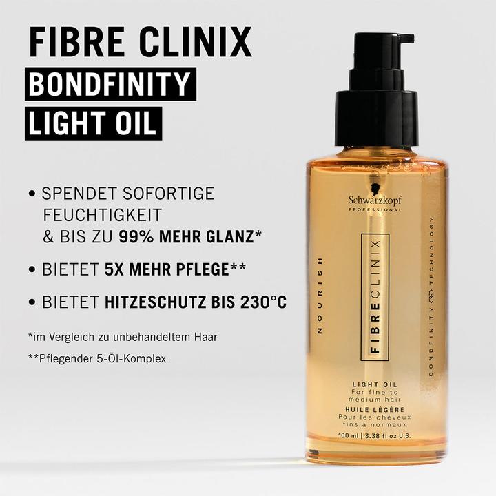 Image du produit Schwarzkopf Fibre Clinix - Huile légère (100 ml)