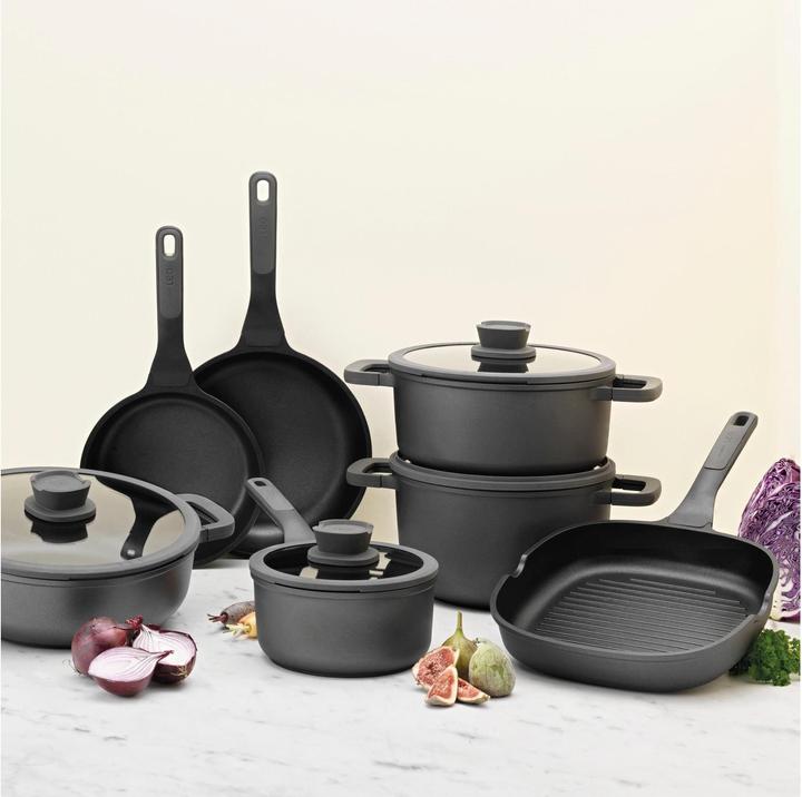Immagine prodotto BergHoff Casseruola Leo Stone+ 18 cm (18 cm, Casseruola con manico, Alluminio)