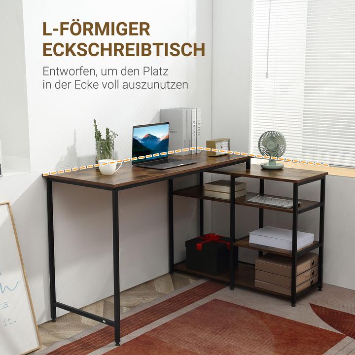 Produktbild Jamb Eckschreibtisch Computertisch (135 x 90 x 79 cm)
