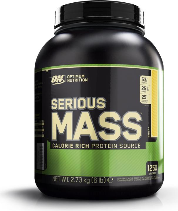 Actual product image Optimum Nutrition serious mass (Banana, 1 pcs., 2727 g)