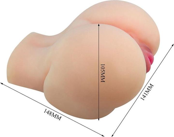 Actual product image Crazy Bull Realistic Vagina And Anus Kylie Vibrator