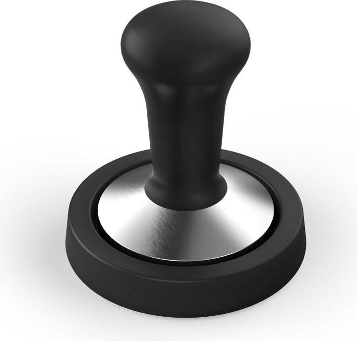 Actual product image Xavax Tamping set, tamper 58 mm, stainless steel, with tamper mat, non-slip, black